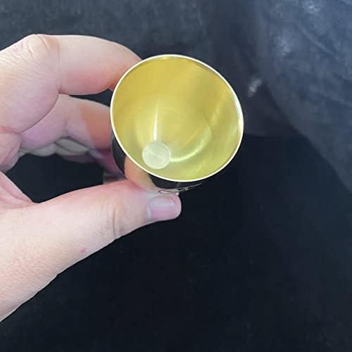 גביע גביע בעבודת יד יין גביע שתיית כוס ייחודי עיצוב זהב צבע יין כוס עיצוב הבית טקס אבזרי גביע גביע כישוף