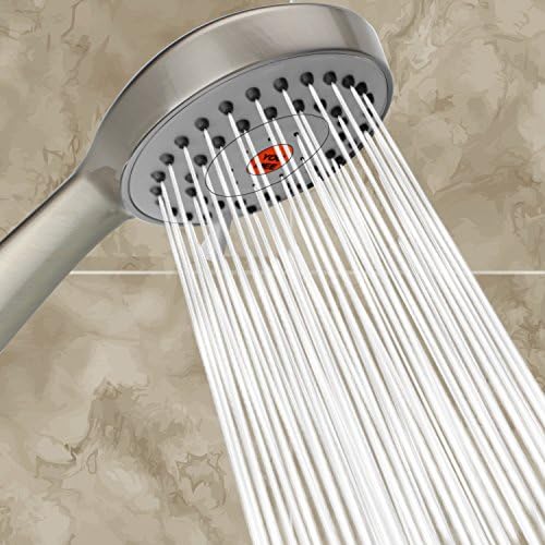 Yoo.mee ראש מקלחת כף יד בלחץ גבוה עם תרסיס מקלחת חזק על צינור אספקת מים בלחץ נמוך, רב פונקציות,