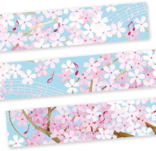 קלטת מיסוך יפנית קלטת פרחים פרחית עיצוב פרחוני 0.6 x275.6