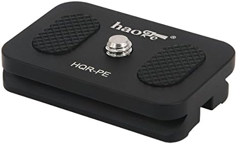 Haoge HQR-PE 48 ממ x 32 ממ צלחת שחרור מהירה ל- ARCA Slidefix שוויצרי / P0 ראש כדור Monoball Panning P0 801213