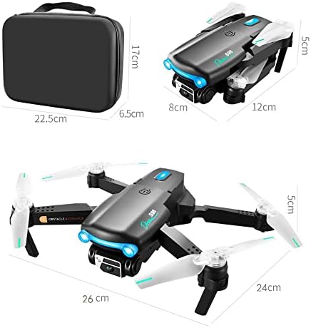Drone Mini Afeboo עם מצלמה יחידה - מזלט מתקפל HD עם אור LED, עם מארז נשיאה, ההמראה/נחיתה של כפתור