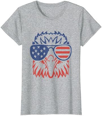 פטריוטי נשר חולצה 4 יולי ארהב אמריקאי דגל חולצת טי חולצה