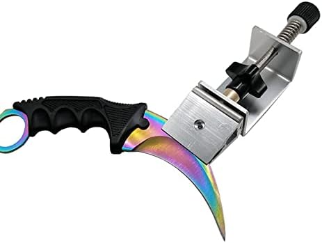 סכין מחדד להעיף סכין קליפים ידית כלי, נייד מקצוע 360 תואר סיבוב כלי לטחינה, קבוע זווית ליטוש, ביתי,