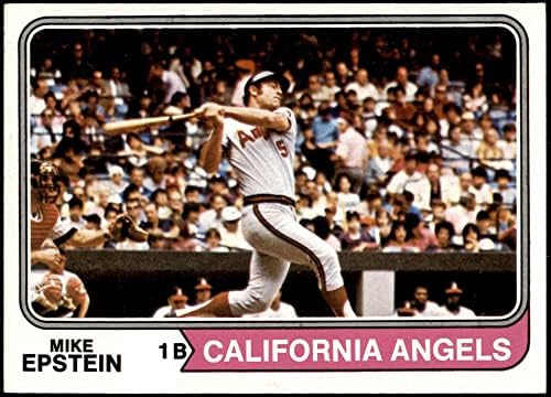 1974 Topps 650 מייק אפשטיין לוס אנג'לס מלאכים NM Angels