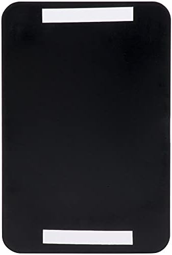 Kraken Sign Co. - Ada יציאה שלט עם ברייל - שחור ולבן, 9 x 6 - גלוי מאוד עם גיבוי דבק עצמי - פלסטיק