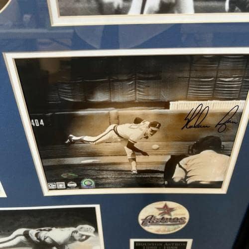 יפה נולן ראיין 7 אין פגיעה חתומה עם 7 תמונות חתומות שטיינר - תמונות MLB עם חתימה