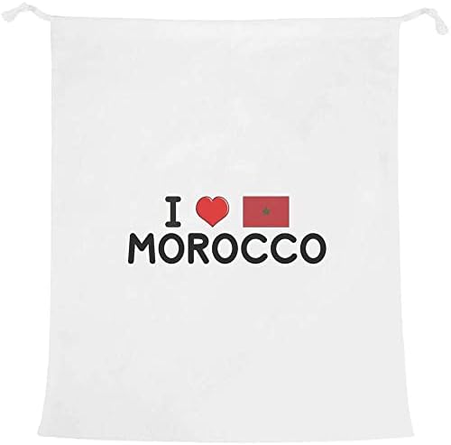 אזידה' אני אוהב מרוקו ' כביסה/כביסה / אחסון תיק