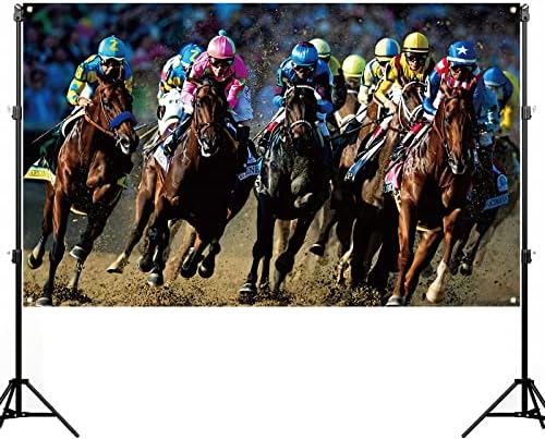 נפנוזר קנטאקי דרבי תא צילום רקע צ ' רצ ' יל דאונס רוכב סוס מירוץ נושאים מסיבת קישוט מקורה חיצוני קיר תפאורה-5.9