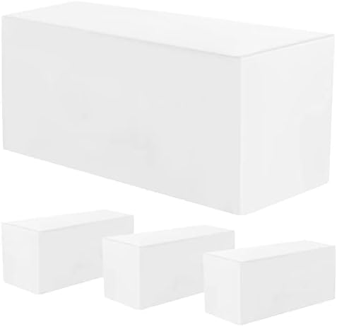 4 יחידות מצויד מפות 4 רגל שולחן כיסוי מצויד לבן שולחן בגדי עבור 4 רגל מלבן שולחנות פוליאסטר