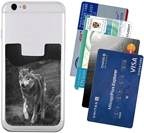 וולט טלפון שחור ולבן ארנק טלפון מחזיק כרטיסי כרטיסי אשראי עור כרטיסי אשראי מזהה ארנק שרוולי