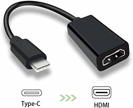 RERERPTG HDMI-Compatibal4K נקבה ל- USB-C סוג C ממיר 10GBPS HDTV מתאם כבל USB