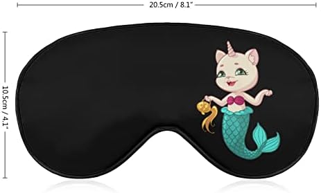 בתולת ים חתול חד קרן ישנה מסכת עיניים עיוור