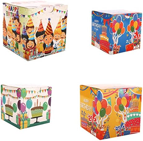 פרנטיס קופסאות מתנה ליום הולדת 24 חבילה 3x3x3 אינץ