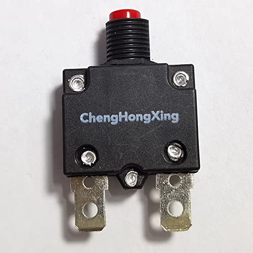 Chenghongxing 2 יחידות 125-250VAC 32VDC לחצן כפתור מפסק 15AMP מגן על עומס יתר תרמי מפסק חוזר תרמי 15A