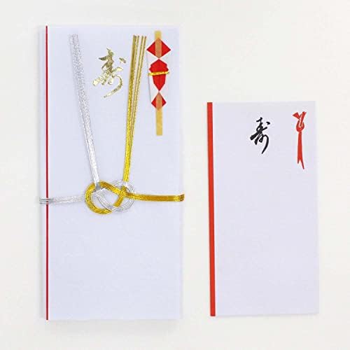 Suzuki Paperworks Su-0060 תיק חגיגה, נייר זוגי, זהב וכסף, 5 סדינים