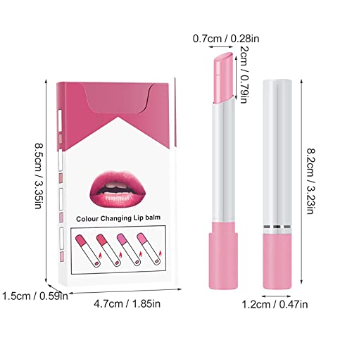 הקשר עור שפתון 4 מקוטב סט שינוי ארוך שפתון סטי קטיפה - שפתיים טמפרטורת לנשים קרם לחות של שפתון שנמשך שפתונים גלוס