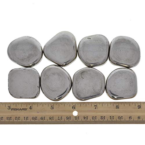 פנטזיה חומרים: 1 ליברות גדול כסף מגנטי המטיט מכובס אבנים-5-7 יחידות ממוצע-בתפזורת פריט מגנטים