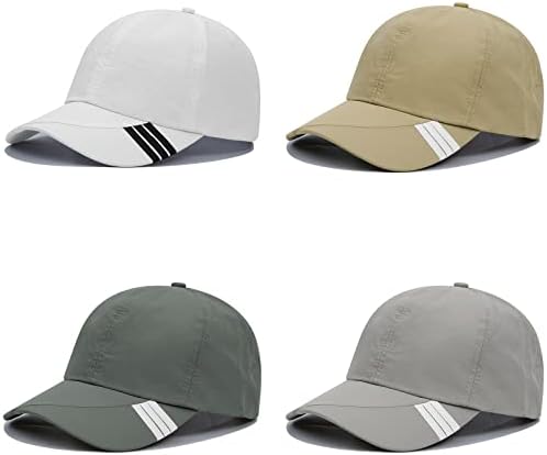 קרוגו כובע ספורט יבש מהיר UPF 50+ כובע בייסבול רקום משקל קל משקל חיצוני הגנה על UV כובעי שמש לגברים