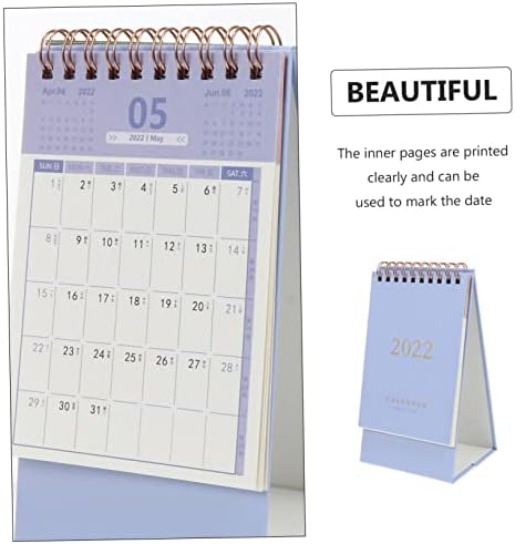 OperitACX 2022 לוח שולחן לוח השנה סגול עיצוב משרד לוח שנה לוח משרד לוח השנה 4 יח 'לוח שנה קטן 2022