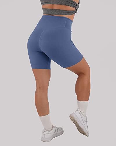 מכנסיים קצרים של פיצ'וגה קרוסאובר נשים קצרות 5 מכנסי אימון מותניים גבוהים עם כיסים עם מכנסי דחיסה של ריצה