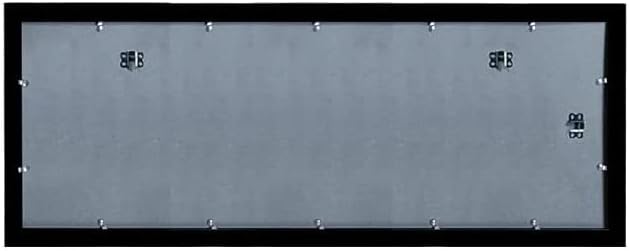 מסגרת תמונה מקסימאלית פלוס - מודרנית לתמונות פנורמיות - מסגרת 12x36 עם פרספקס ואפשרויות תצוגה רב -תכליתיות