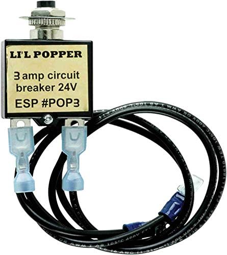 Evertechpro POP3 3 AMP CORTRUCTRICE BRUCKER DETARKER מדורג 125/250 VAC החלפת LI'l POPPER G33-039