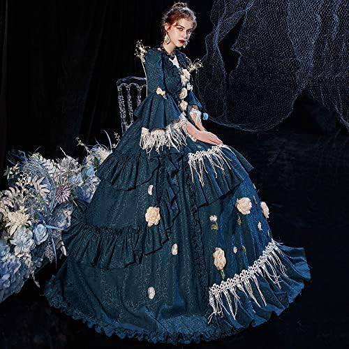 1791 שמלת ויקטוריה רוקוקו של ליידי בהשראת כדור המסכות של בנות