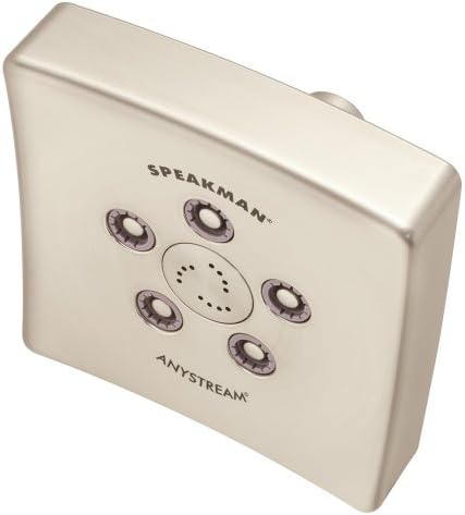 Speakman S-3021-BN-E175 Kubos Anystream Multi-Function Punction ראש מקלחת מוברש ניקל