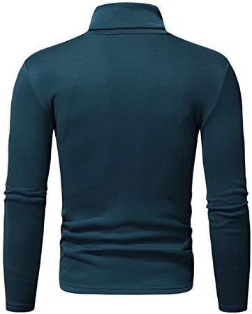 Beuu's Slim Fit Basic Thermal Cremal Shirts חולצות בצבע אחיד כותנה מזדמנת סוודרים סוודרים סוודרים