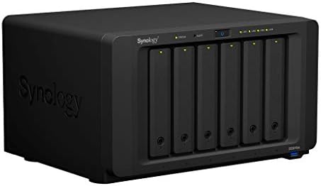 Synology Diskstation DS3018XS Tower NAS Server, Intel Pentium D1508 Cual-Core, 32GB DDR4, 4TB SSD, 40TB