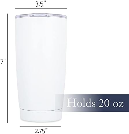 דיקסון SSTUMW-140 קלאסי לבן 20 גרם נירוסטה ספל כוסות כוס עם מכסה, מחוץ לעולם הזה