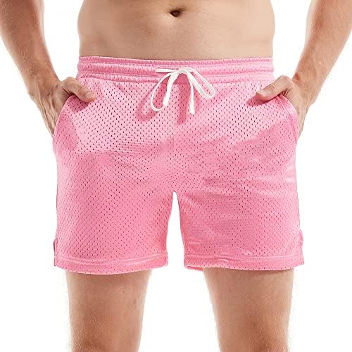 מכנסיים קצרים אתלטים של Aimpact בד שכבה כפולה נושמת בד 6 אינץ 'מכנסיים קצרים בגדי ספורט