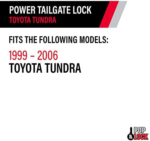 POP & LOCK - מנעול דלת הכוח לטויוטה טונדרה - מתאים לשנת 1999 עד 2006 טויוטה טונדרה