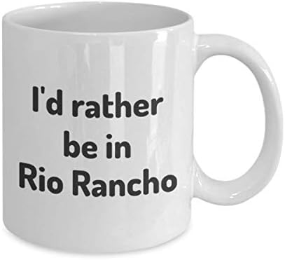 אני מעדיף להיות ב- Rio Rancho Tea Cup Traveller חבר לעבודה חבר ניו מקסיקו ספל נסיעות מתנה נוכח