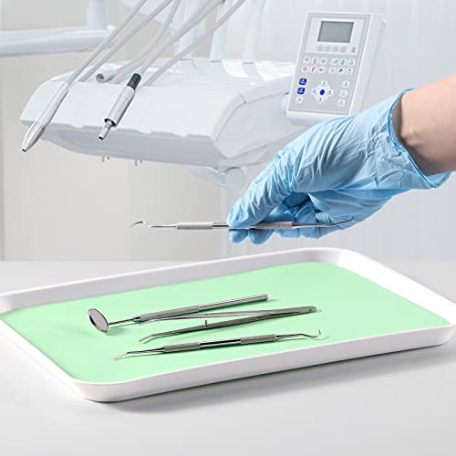 מגשי מכשיר שיניים מגשי פלסטיק הליך מגש 13.25 איקס 9.75 גודל ב עם שיניים מגש נייר ספינות רפואי מגש מכסה