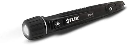 FLIR VP50-2 CAT IV גלאי מתח ללא מגע, הכולל אזעקות משוב של אור, רטט ומכורות ופנס LED חזק, ירוק