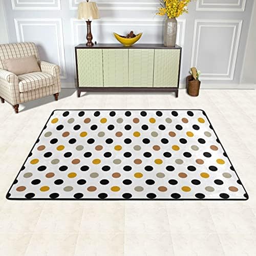 נקודות פולקה גיאומטריות שטיחים גדולים של שטיחי שטיחים של שטיחי פליימט שטיח שטיח לילדים משחק חדר