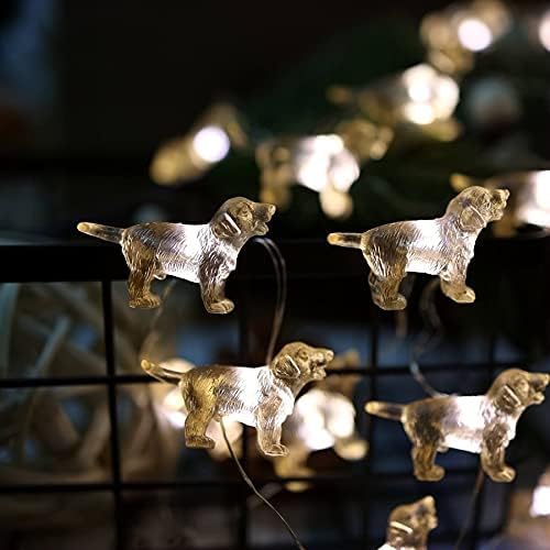 Labrador Retriever מתנות פיות חמודות פיות חמוד אורות 8.5ft 20 תאורה מעבדה לילה אור אור אורות דקורטיב