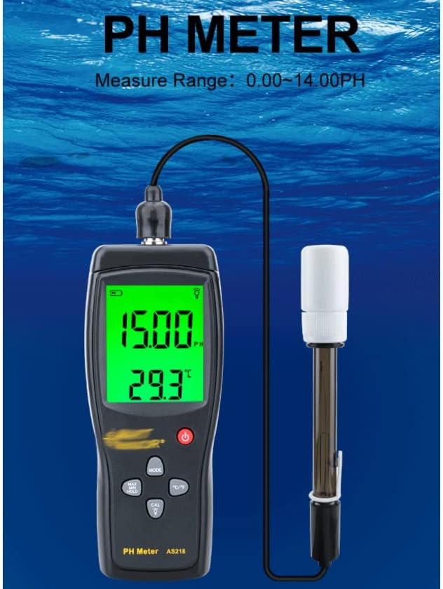 בודק חכם חיישן 0.00~14.00 לחות מכשיר מדידת מים חומציות מטר