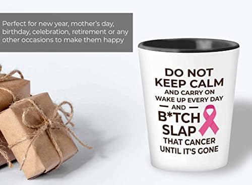 פלאירי ארץ סרטן ירה זכוכית 1.5 עוז-בייץ סטירה כי סרטן-אהדה מתנה לסרטן השד אישה חזקה תמיכה כימותרפיה