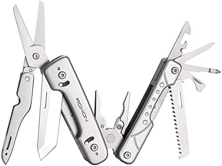 רוקסון 802 פנטום גרסה מעודכנת רב כלי צבת ומספריים עם להחלפה סכין וחוט חותכי…
