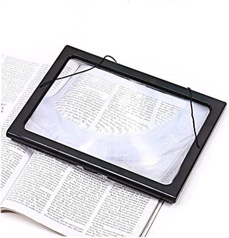 להאיר את הקריאה שלך עם דיבורית א4 דף מלא זכוכית מגדלת עם זכוכית מגדלת אור עבור מגזין ספר לימוד & מגבר; יותר