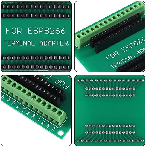 QCCAN 4PCS ESP8266 מועצת הפריצה GPIO 1 ל -2 עבור ESP8266 ESP-12E WIFI WLAN פיתוח מועצה