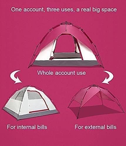 אוהל הייבינג אוהל טיול קמפינג חיצוני 3-4 אוהל חיצוני קמפינג מתקפל נייד עיבוי קמפינג אוטומטי