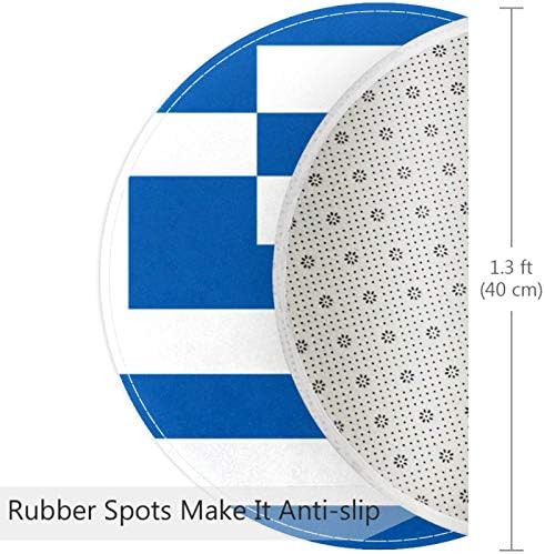 דגל Heoeh של יוון, שפשפת שטיחי שטיחים בגודל 15.7 אינץ