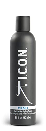 I.C.O.N. קרם סטיילינג לחות לרשת, טיפוח שיער באיכות סלון, בקבוק 8.5 אונקיה