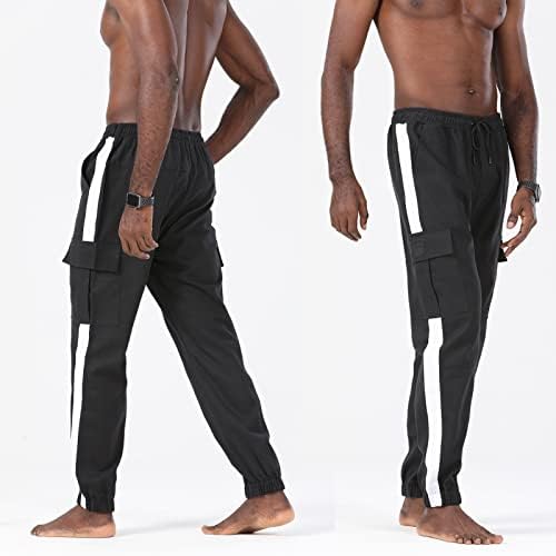 גברים של רצים ספורט מטען מכנסיים-בסיסי פעיל אריג מכנסיים אופנה מזדמן מכנסיים בחוץ מכנסי טרנינג