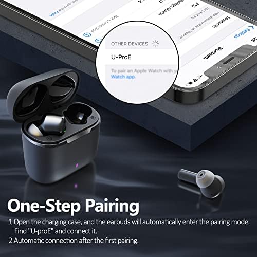 Yunerz Bluetooth 5.2 TWS אוזניות אלחוטיות אמיתיות עבור iPhone & Android, ENC IPX5 ניצני אוזניים אטומות