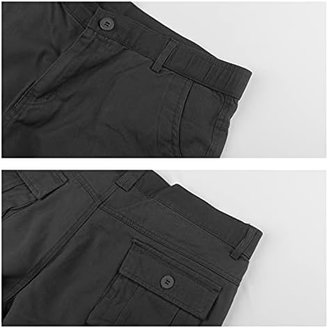 מוטובה גברים של מטען מכנסיים קצרים כותנה רגוע-הסוואה חגורת גומי רב כיסים חיצוני מנשא עבודה קורדובה