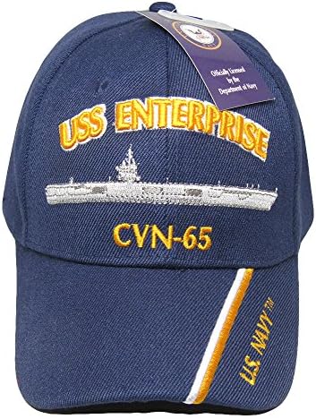צבא ארצות הברית אנטרפרייז קרב ספינת קרוזר סין-65 צבא ארצות הברית צבא ארצות הברית רקום כובע כובע